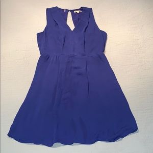 Rebecca Taylor blue silk dress
